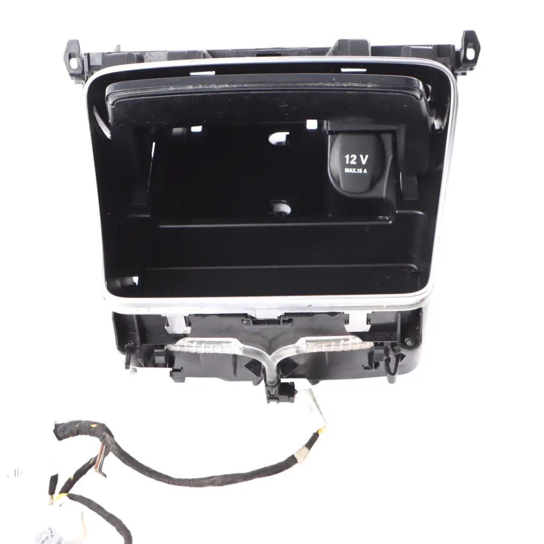 Centre Console Front Cup Holder Storage Black to Mercedes W205 with Part number A2058103036 Mercedes W205 Centre Console Front Cup Holder Storage Black - SKU A2058103036 - Part number A2058103036