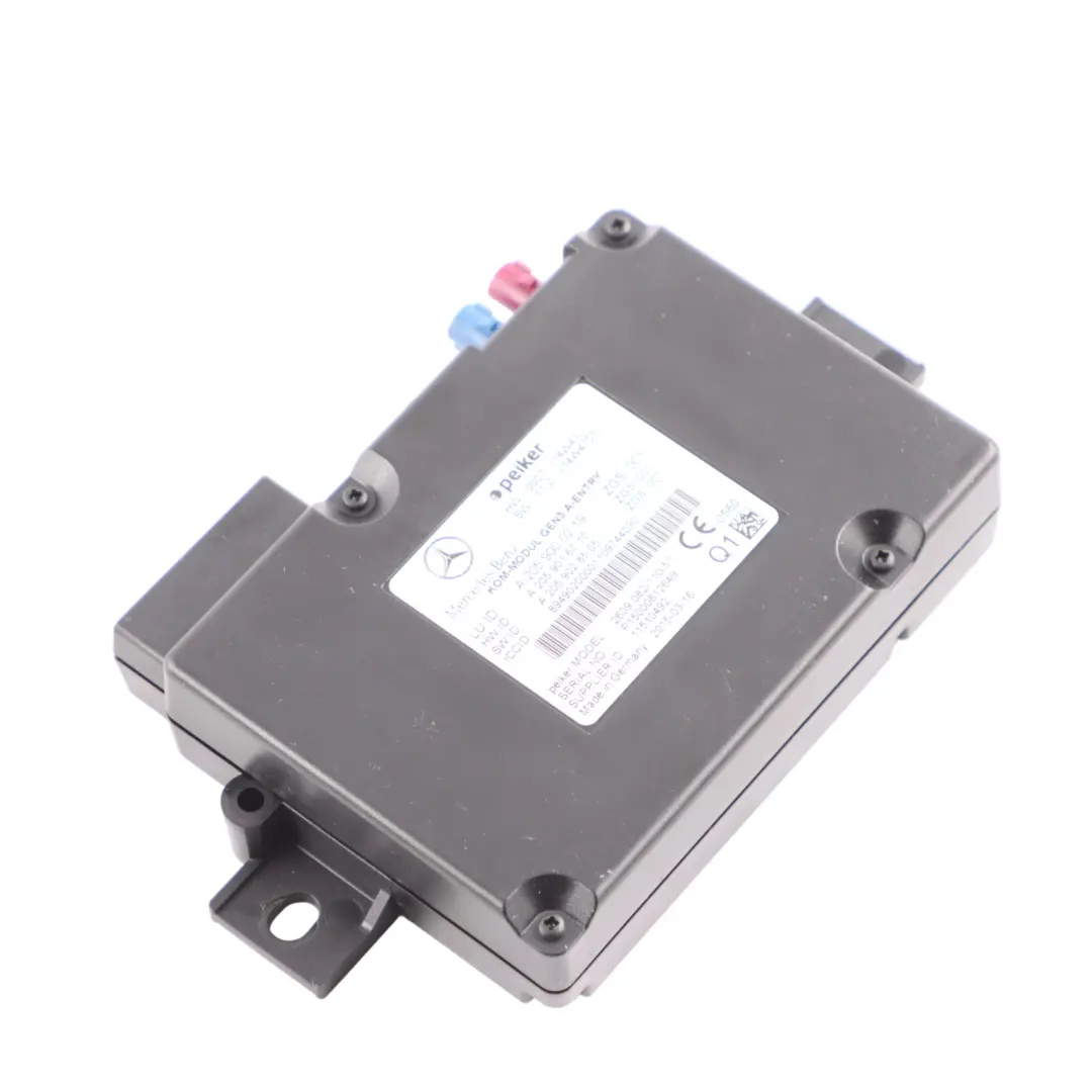 Telematik Modul Kommunikation Steuergerät für Mercedes C117 W176 W205 mit Teilenummer A2059000219 Mercedes C117 W176 W205 Telematik Modul Kommunikation Steuergerät - SKU A2059000219 - Teilenummer A2059000219