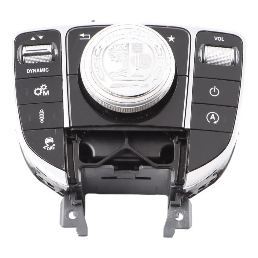 Console Switch Panel Sat Navigation Knob Controller to Mercedes W205 with Part number A2059005915 Mercedes W205 Console Switch Panel Sat Navigation Knob Controller - SKU A2059005915-4 - Part number A2059005915