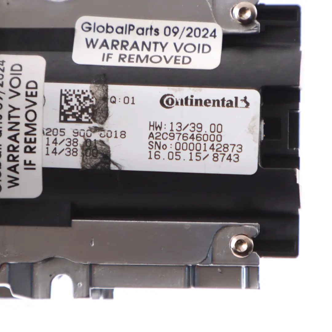 Mercedes W205 X253 iDrive Controler Touchpad Media Controler Panel - SKU A2059008018 - Part number A2059008018