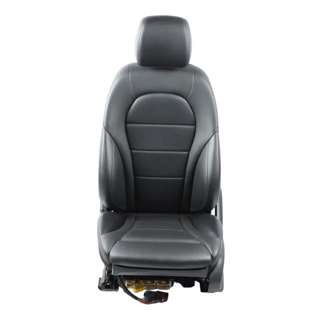  Front Seat Mercedes W205 S205 Left Heated Imiation Leather Black Lumbar - SKU A2059102611-2 - Part number A2059102611