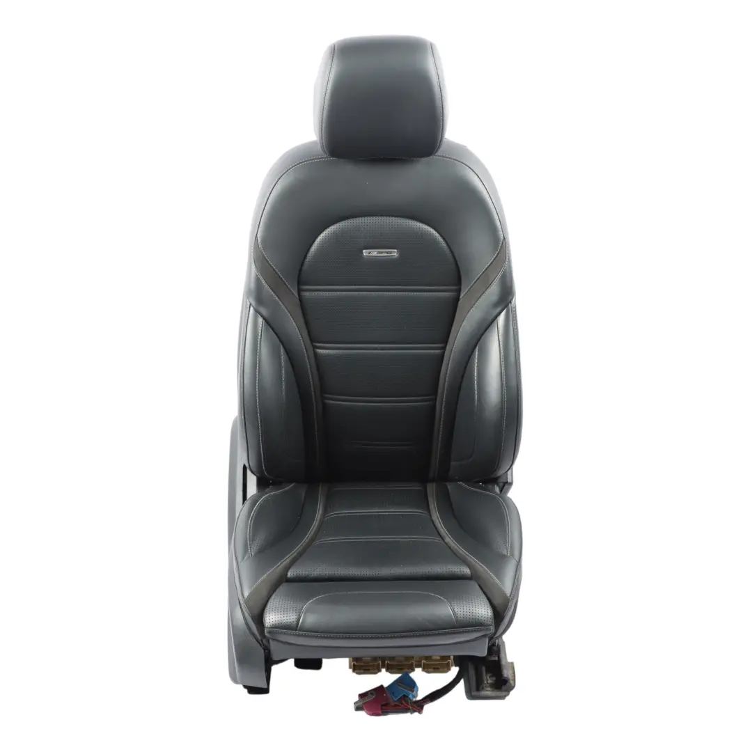 Front Seat Mercedes W205 C63 AMG Interior Heated Memory Right O/S Leather Black  - SKU A2059105906-1 - Part number A2059105906
