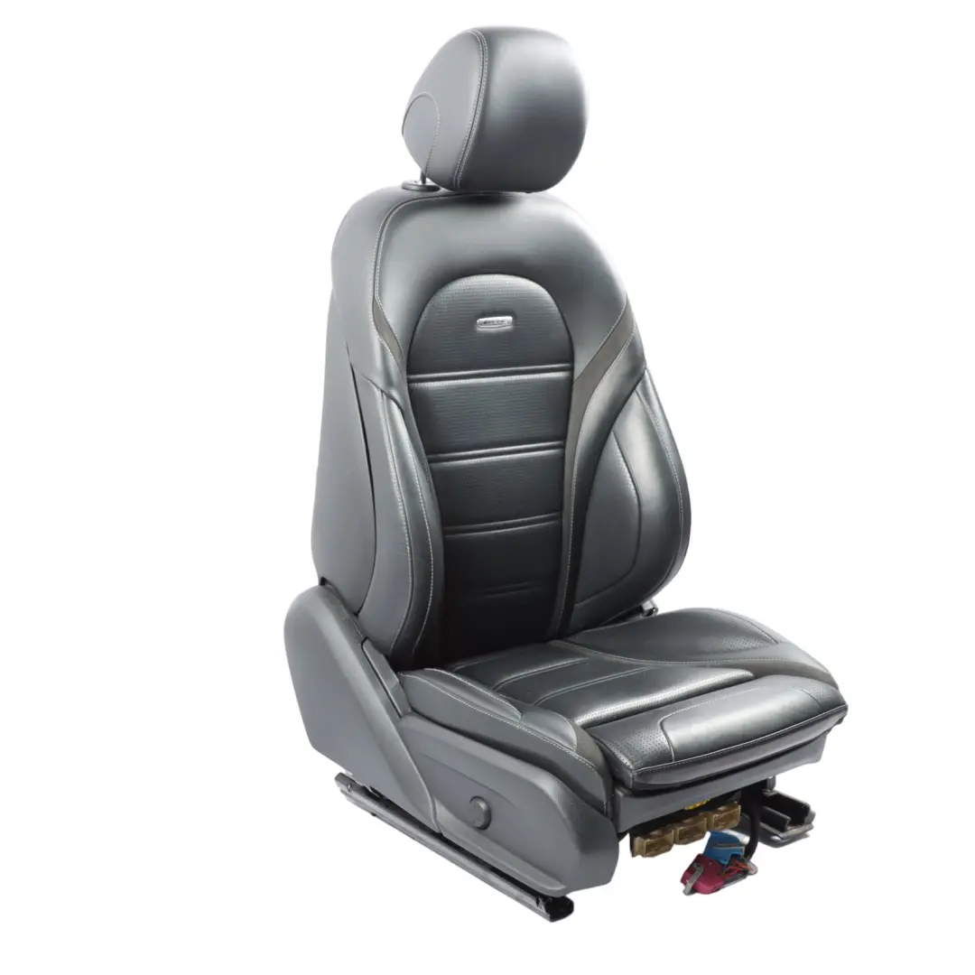 Front Seat Mercedes W205 C63 AMG Interior Heated Memory Right O/S Leather Black  - SKU A2059105906-1 - Part number A2059105906