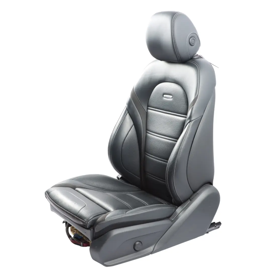 Front Seat Mercedes W205 C63 AMG Interior Heated Memory Left N/S Leather Black  - SKU A2059105906-2 - Part number A2059105906