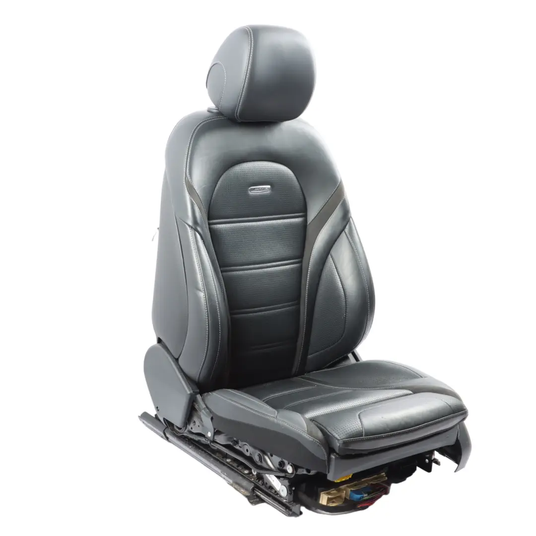 Front Seat Mercedes W205 C63 AMG Interior Heated Memory Left N/S Leather Black to with Part number A2059105906 Front Seat Mercedes W205 C63 AMG Interior Heated Memory Left N/S Leather Black - SKU A2059105906-2 - Part number A2059105906