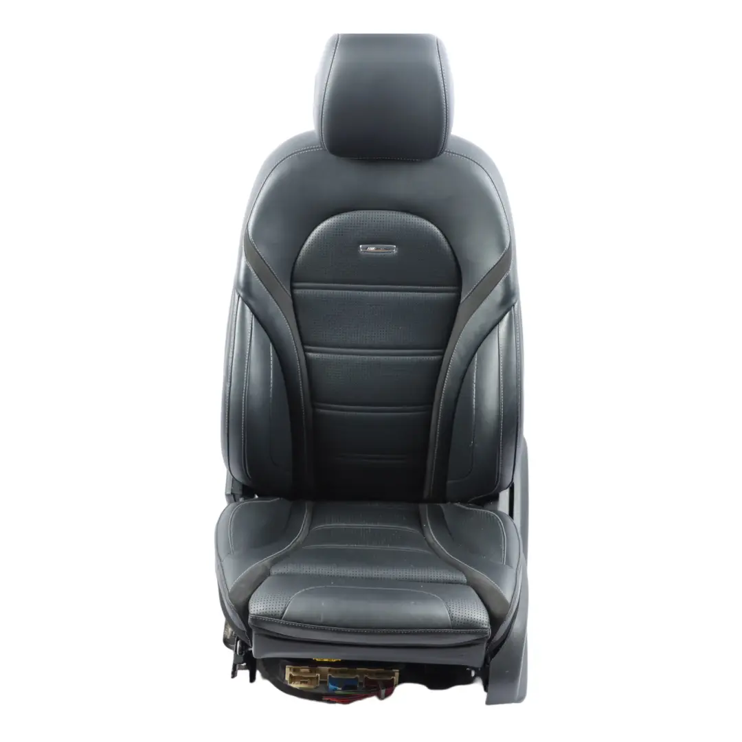 Front Seat Mercedes W205 C63 AMG Interior Heated Memory Left N/S Leather Black to with Part number A2059105906 Front Seat Mercedes W205 C63 AMG Interior Heated Memory Left N/S Leather Black - SKU A2059105906-2 - Part number A2059105906