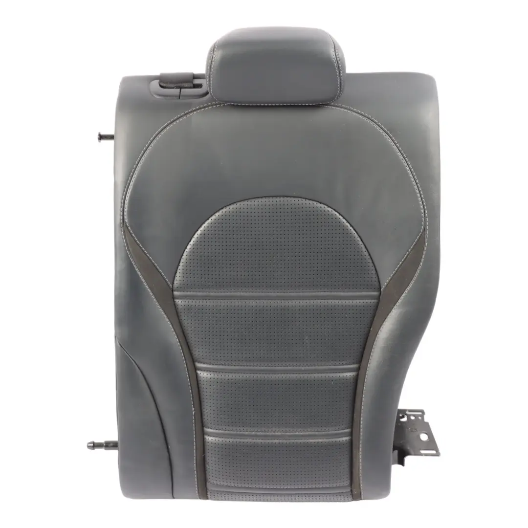 Couch Backrest Cover Rear Left N/S Leather Semi-Aniline Black to Mercedes W205 with Part number A2059200004 Mercedes W205 Couch Backrest Cover Rear Left N/S Leather Semi-Aniline Black - SKU A2059200004 - Part number A2059200004