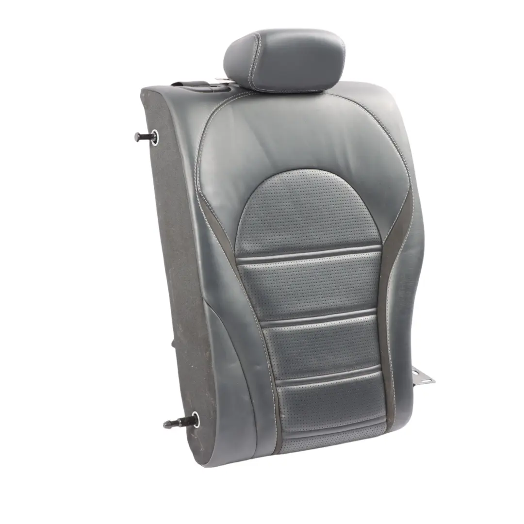 Couch Backrest Cover Rear Left N/S Leather Semi-Aniline Black to Mercedes W205 with Part number A2059200004 Mercedes W205 Couch Backrest Cover Rear Left N/S Leather Semi-Aniline Black - SKU A2059200004 - Part number A2059200004