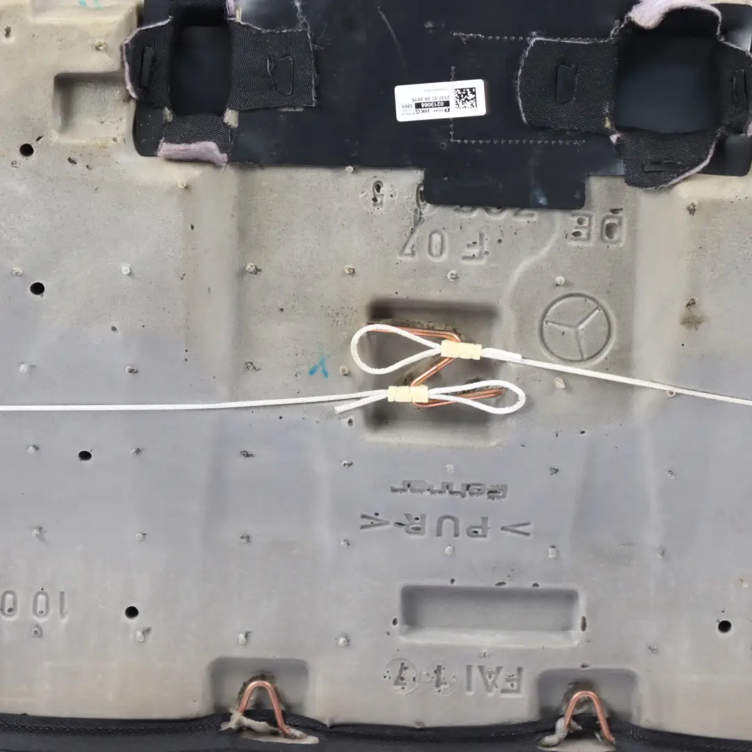 Bench Couch Cover Trim Black Leather Nappa Semi-Aniline to Mercedes W205 Rear Seat with Part number A2059205004 Mercedes W205 Rear Seat Bench Couch Cover Trim Black Leather Nappa Semi-Aniline - SKU A2059205004 - Part number A2059205004