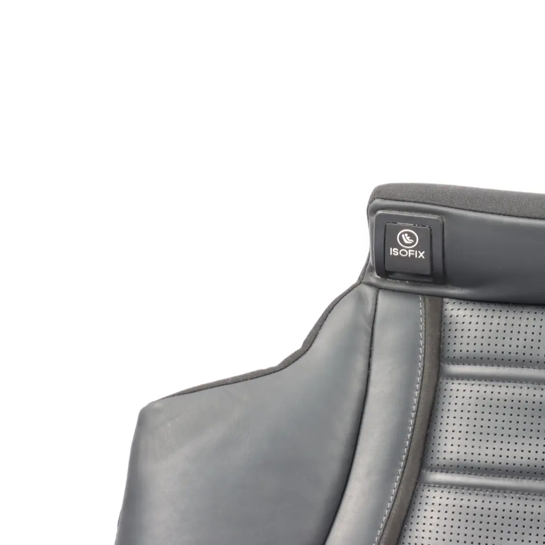 Mercedes W205 Rear Seat Bench Couch Cover Trim Black Leather Nappa Semi-Aniline - SKU A2059205004 - Part number A2059205004