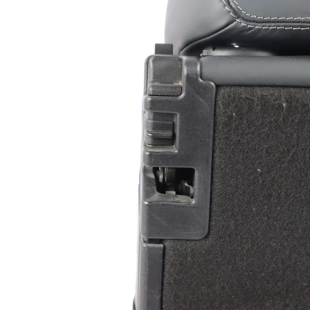 Mercedes W205 Backrest Rear Seat Arm Rest Cover Leather Semi-Aniline Black - SKU A2059700600 - Part number A2059700600