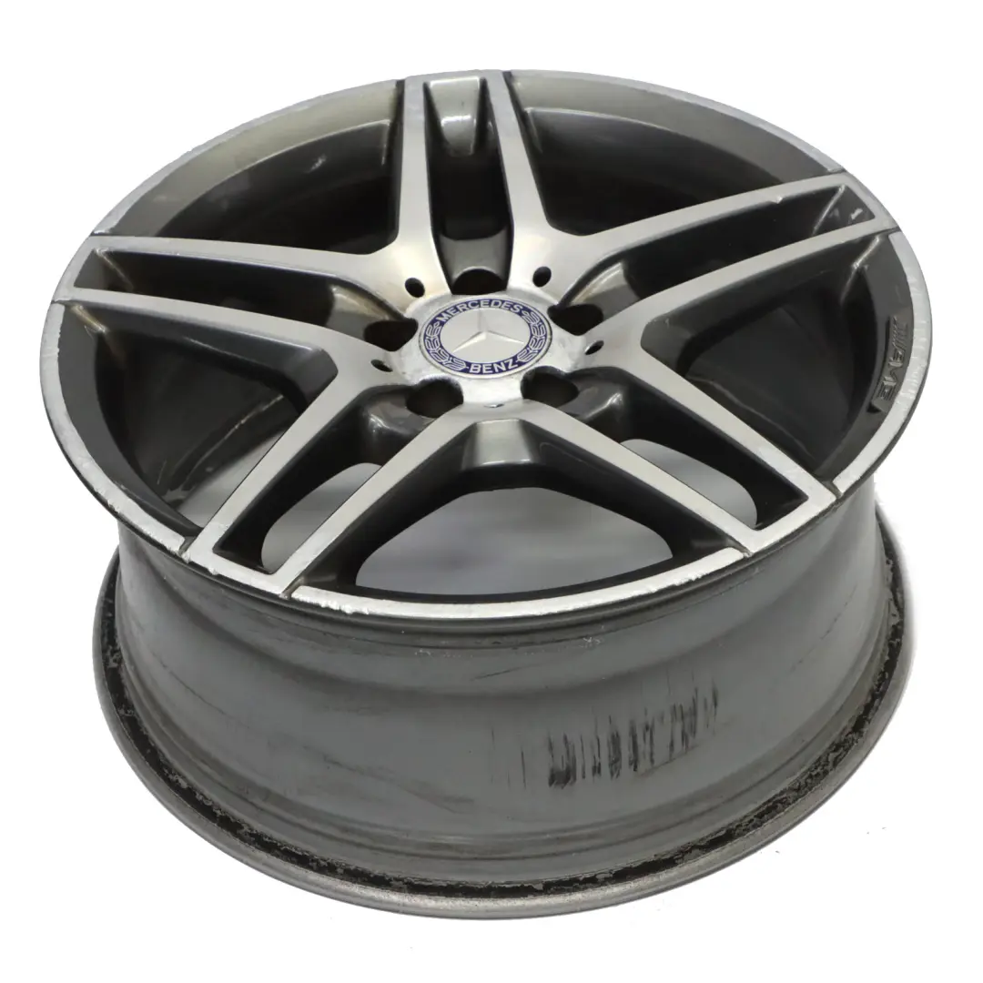 Vorder rad Felge 18" 5 Doppel speiche 8J ET:45 für Mercedes C207 AMG mit Teilenummer A2074010000 Mercedes C207 AMG Vorder rad Felge 18" 5 Doppel speiche 8J ET:45 - SKU A2074010000-1 - Teilenummer A2074010000