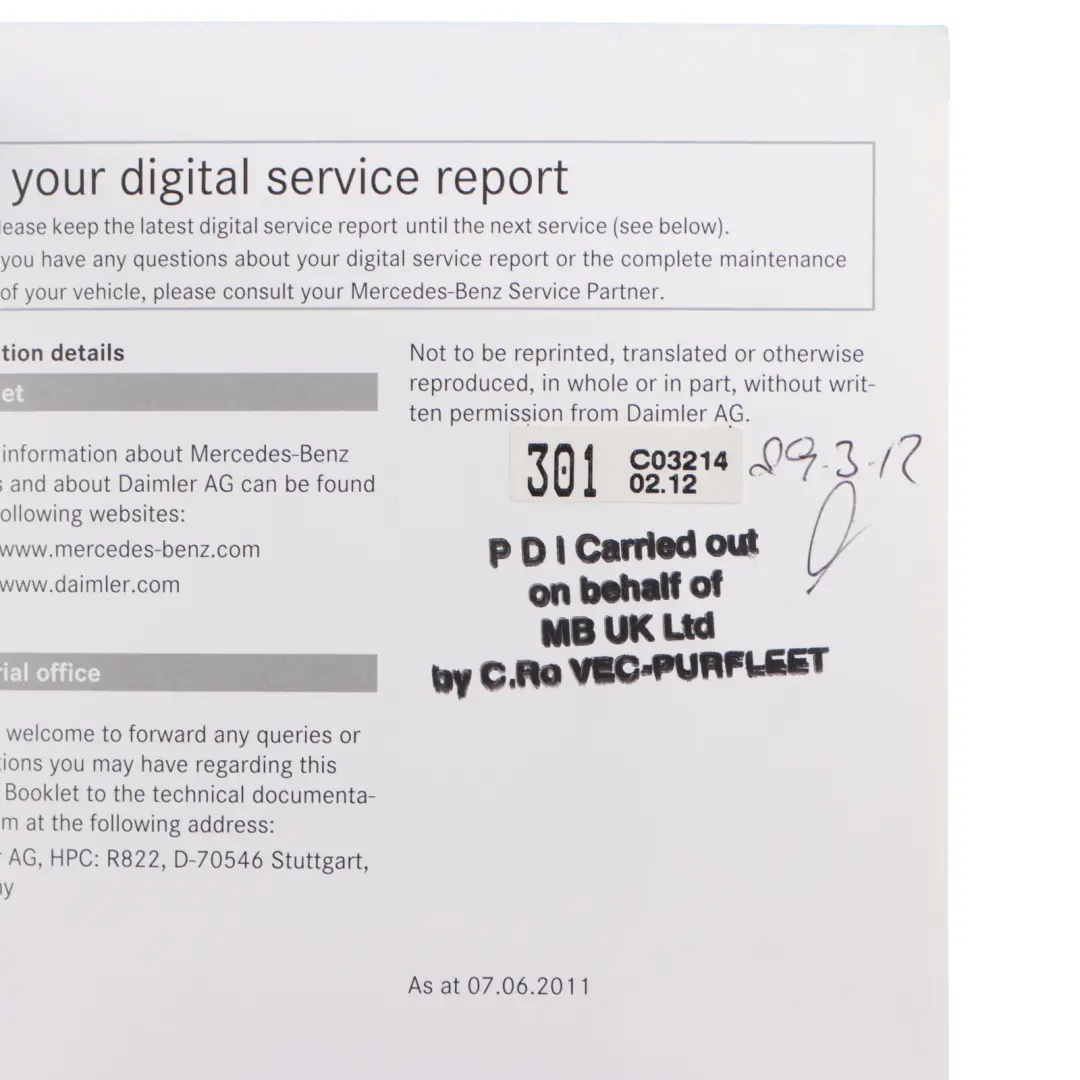 W207 Service Booklet Owner's Manual Handbook Set to Mercedes with Part number A2075843381 Mercedes W207 Service Booklet Owner's Manual Handbook Set - SKU A2075843381 - Part number A2075843381
