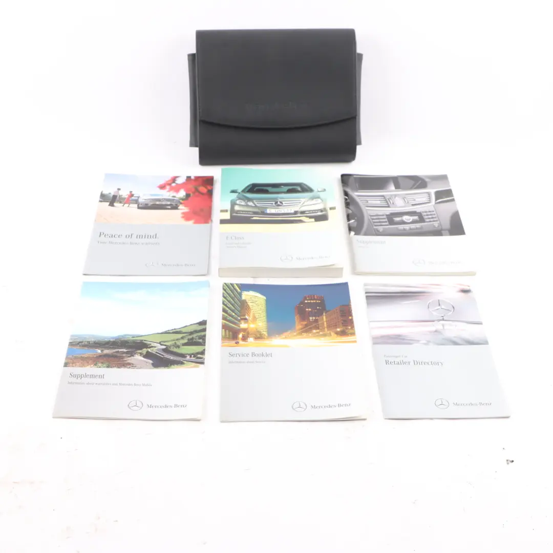 W207 Service Booklet Owner's Manual Handbook Set to Mercedes with Part number A2075843381 Mercedes W207 Service Booklet Owner's Manual Handbook Set - SKU A2075843381 - Part number A2075843381
