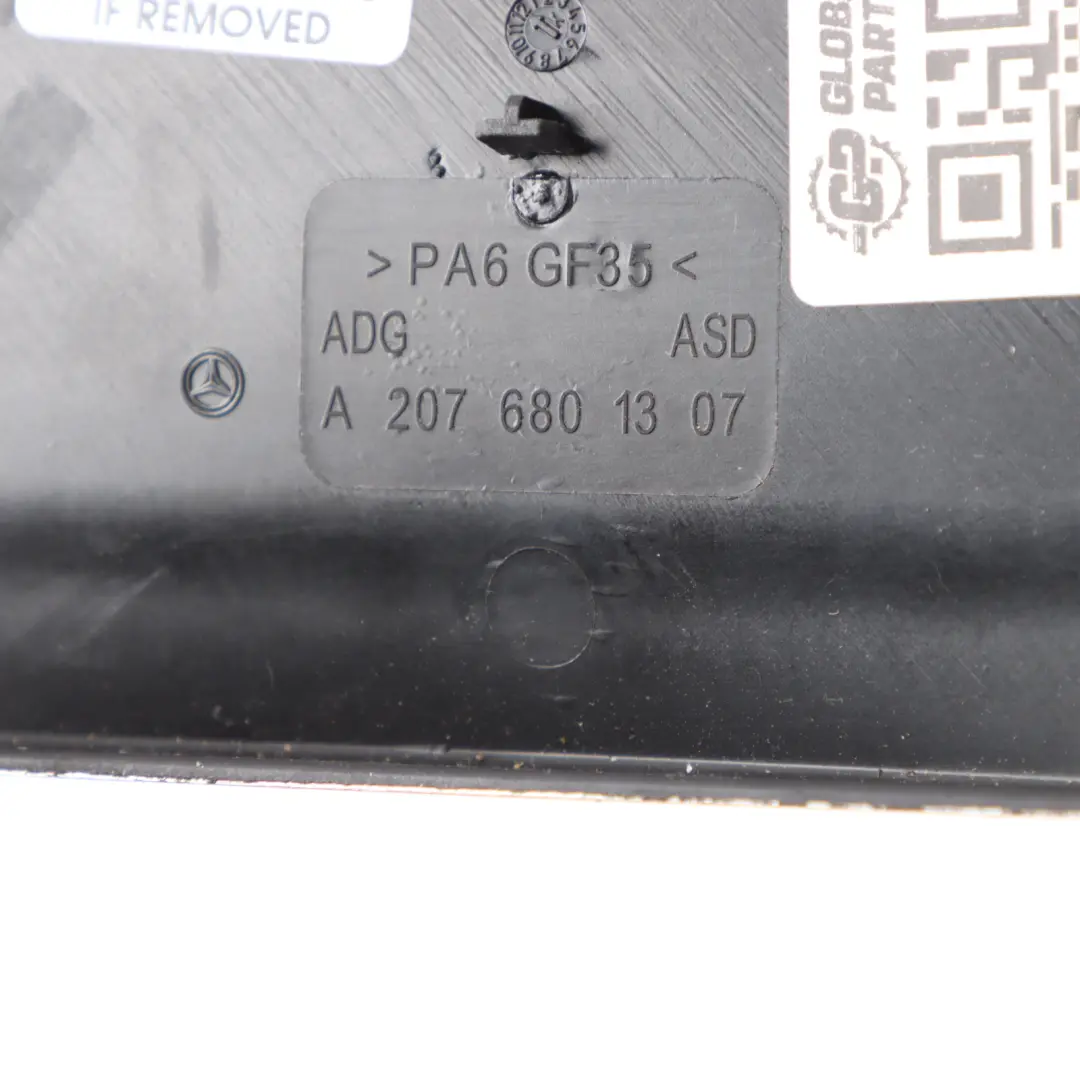  Ashtray Cover Trim Mercedes W207 Centre Console Storage Panel Aluminium - SKU A2076801307 - Part number A2076801307