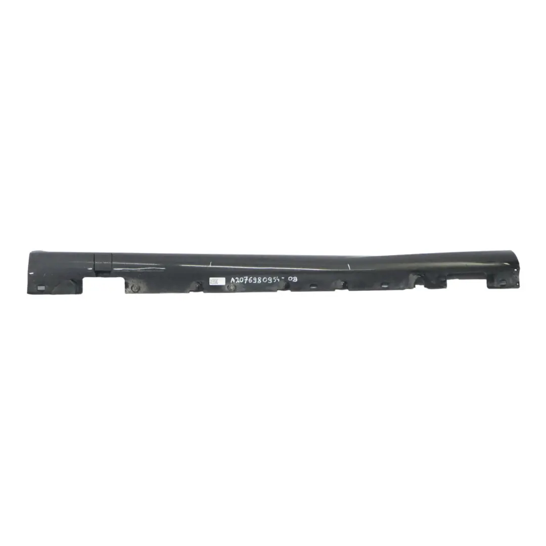 Mercedes A207 Cabrio Gonna Laterale Soglia Porta Sinistra Obsidian Black - 197 - SKU A2076980954-OB - Numero di parte A2076980954