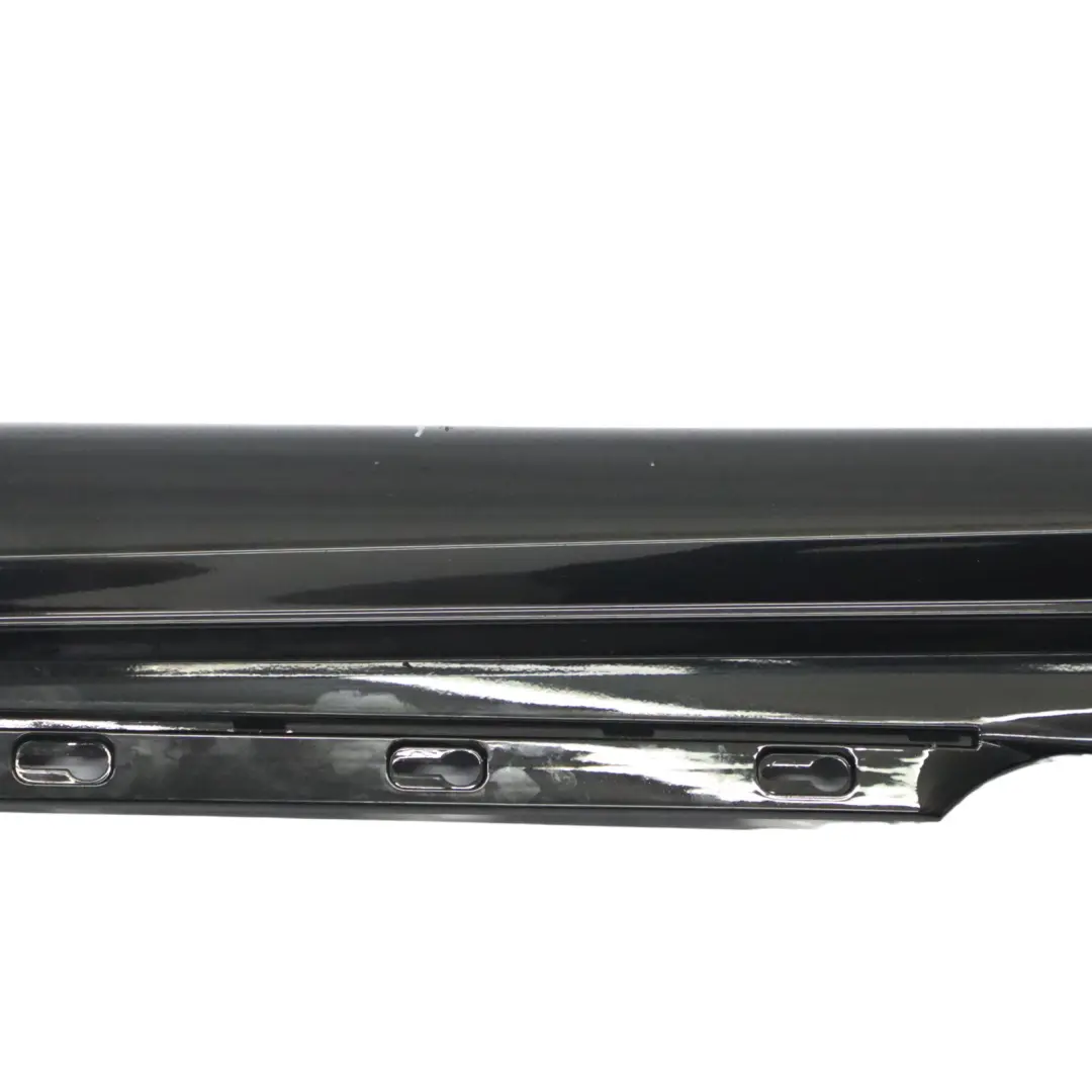 Side Skirt Door Sill Cover Left N/S Obsidian Black - 197 to Mercedes A207 Cabrio with Part number A2076980954 Mercedes A207 Cabrio Side Skirt Door Sill Cover Left N/S Obsidian Black - 197 - SKU A2076980954-OB - Part number A2076980954