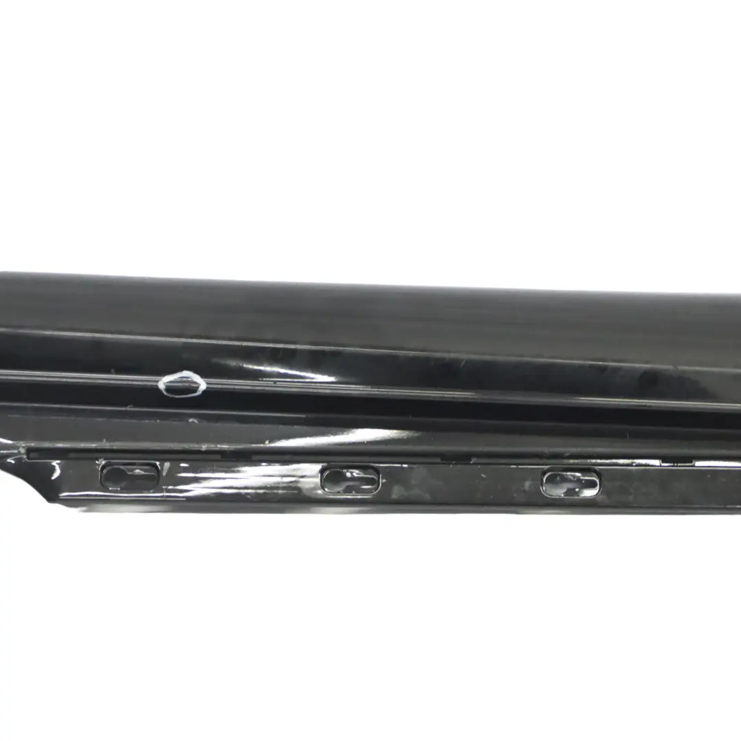 Side Skirt Door Sill Cover Right O/S Obsidian Black - 197 to Mercedes A207 Cabrio with Part number A2076981054 Mercedes A207 Cabrio Side Skirt Door Sill Cover Right O/S Obsidian Black - 197 - SKU A2076981054-OB - Part number A2076981054