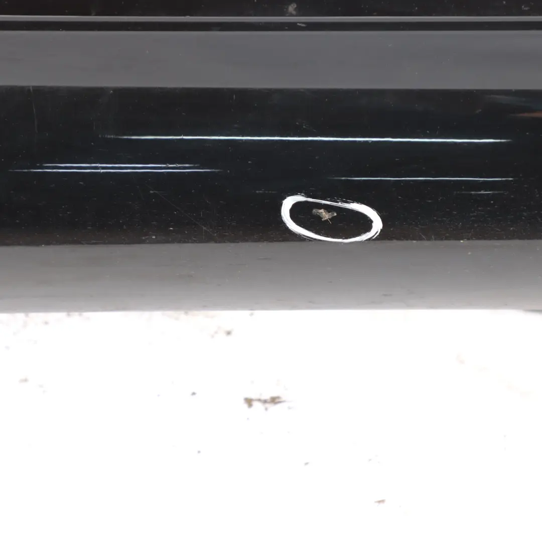 W207 Side Skirt AMG Door Sill Cover Right O/S Obsidian Black - 197 to Mercedes with Part number A2076981454 Mercedes W207 Side Skirt AMG Door Sill Cover Right O/S Obsidian Black - 197 - SKU A2076981454-OB - Part number A2076981454