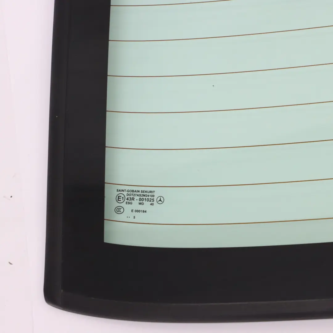 Mercedes A207 Folding Top Convertible Rear Window Glass Glazing AS2 - SKU A2077700700 - Part number A2077700700