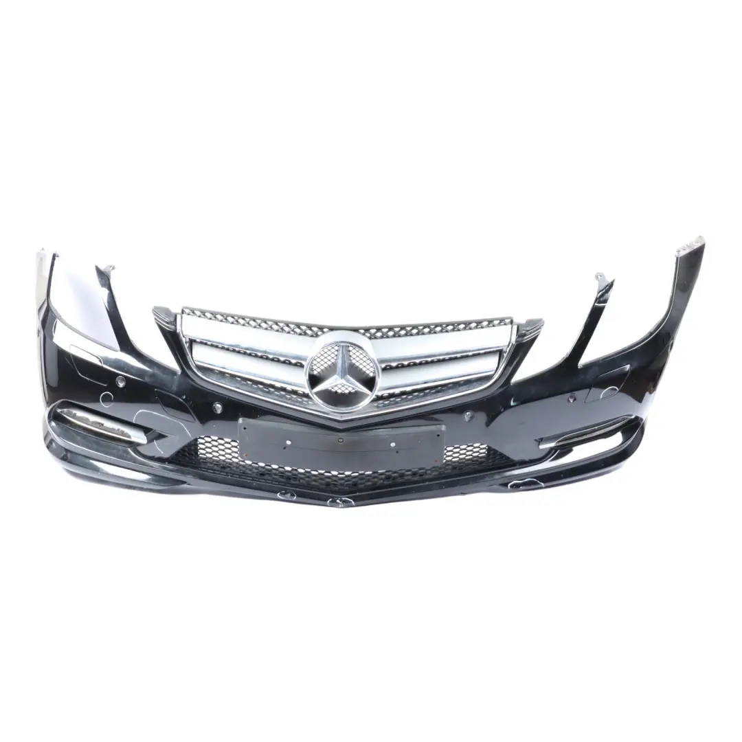 W207 Bumper Front Trim Panel Obsidian Black Metallic - 197 to Mercedes with Part number A2078800447 Mercedes W207 Bumper Front Trim Panel Obsidian Black Metallic - 197 - SKU A2078800447-OB - Part number A2078800447