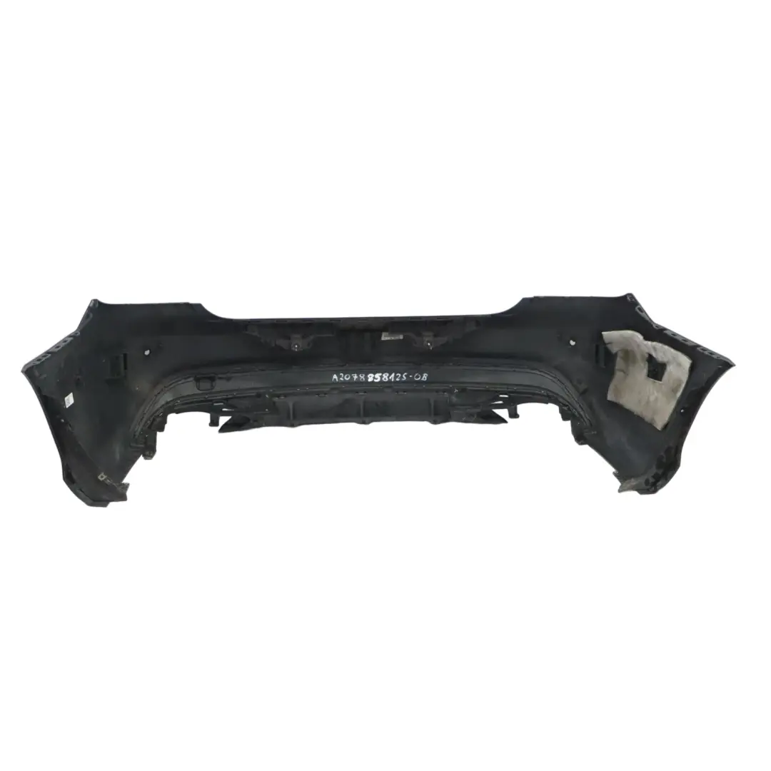 Mercedes W207 Zderzak Tylny AMG Obsidian Black Czarny Metalik - 197 - SKU A2078858125-OB - Numer Części A2078858125