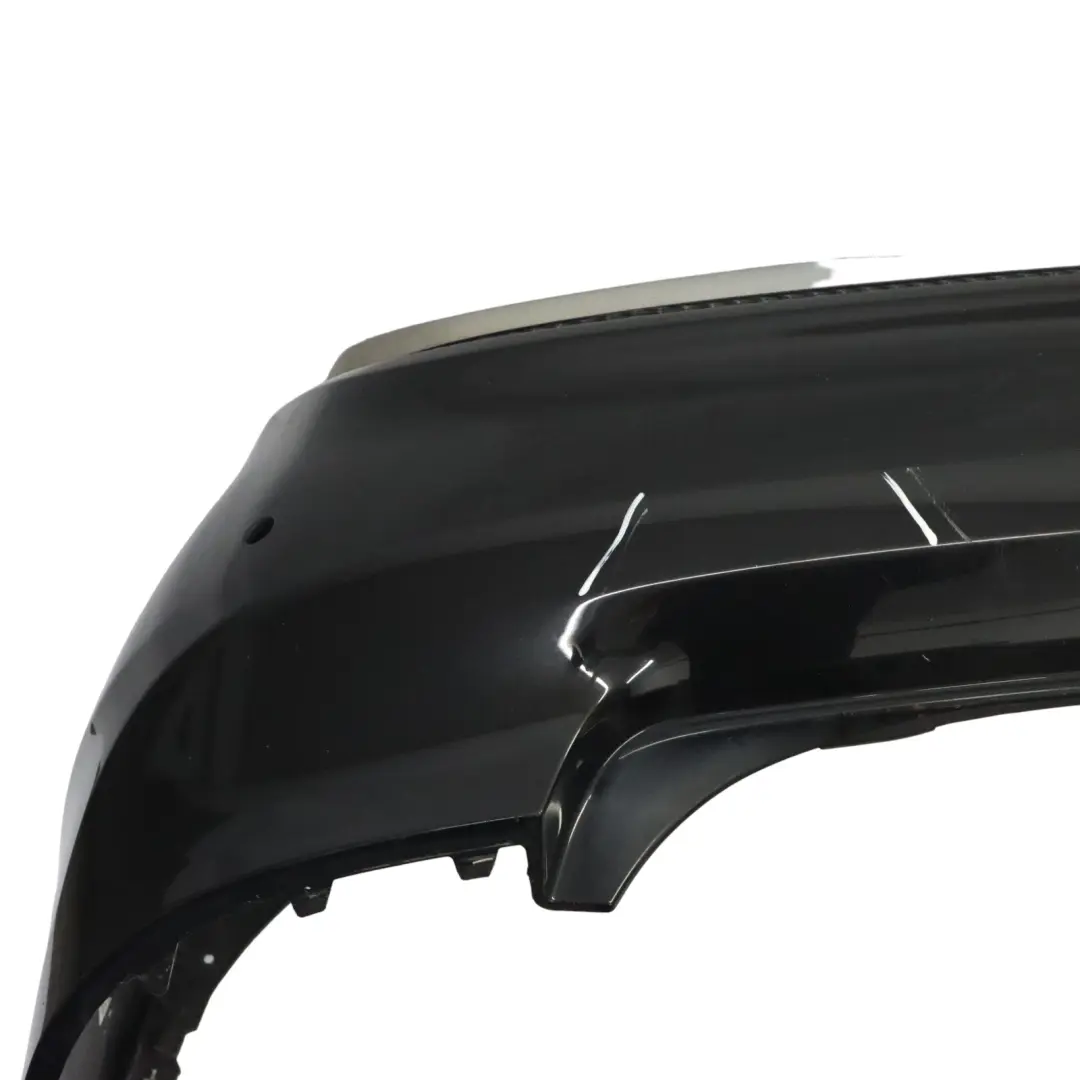 Mercedes C207 Coupe A207 Cabrio AMG Sport Rear Bumper Obsidian Black - 197 - SKU A2078858125-OB - Part number A2078858125