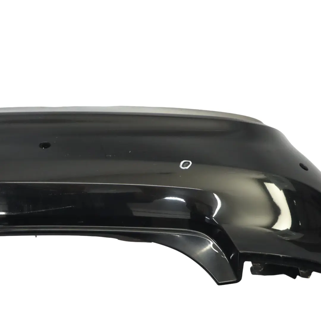 Mercedes C207 Coupe A207 Cabrio AMG Sport Rear Bumper Obsidian Black - 197 - SKU A2078858125-OB - Part number A2078858125