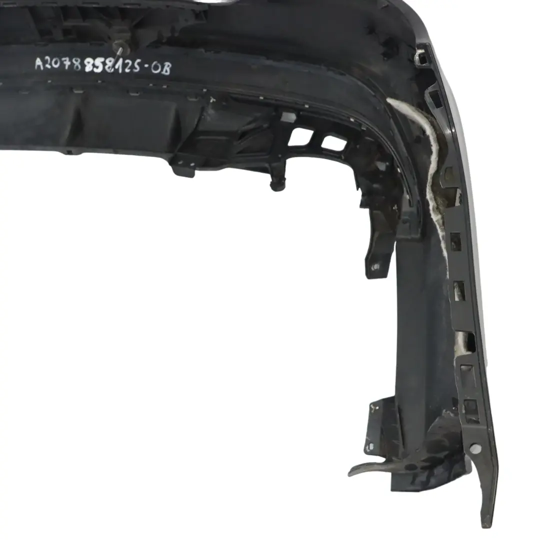 Mercedes C207 Coupe A207 Cabrio AMG Sport Rear Bumper Obsidian Black - 197 - SKU A2078858125-OB - Part number A2078858125