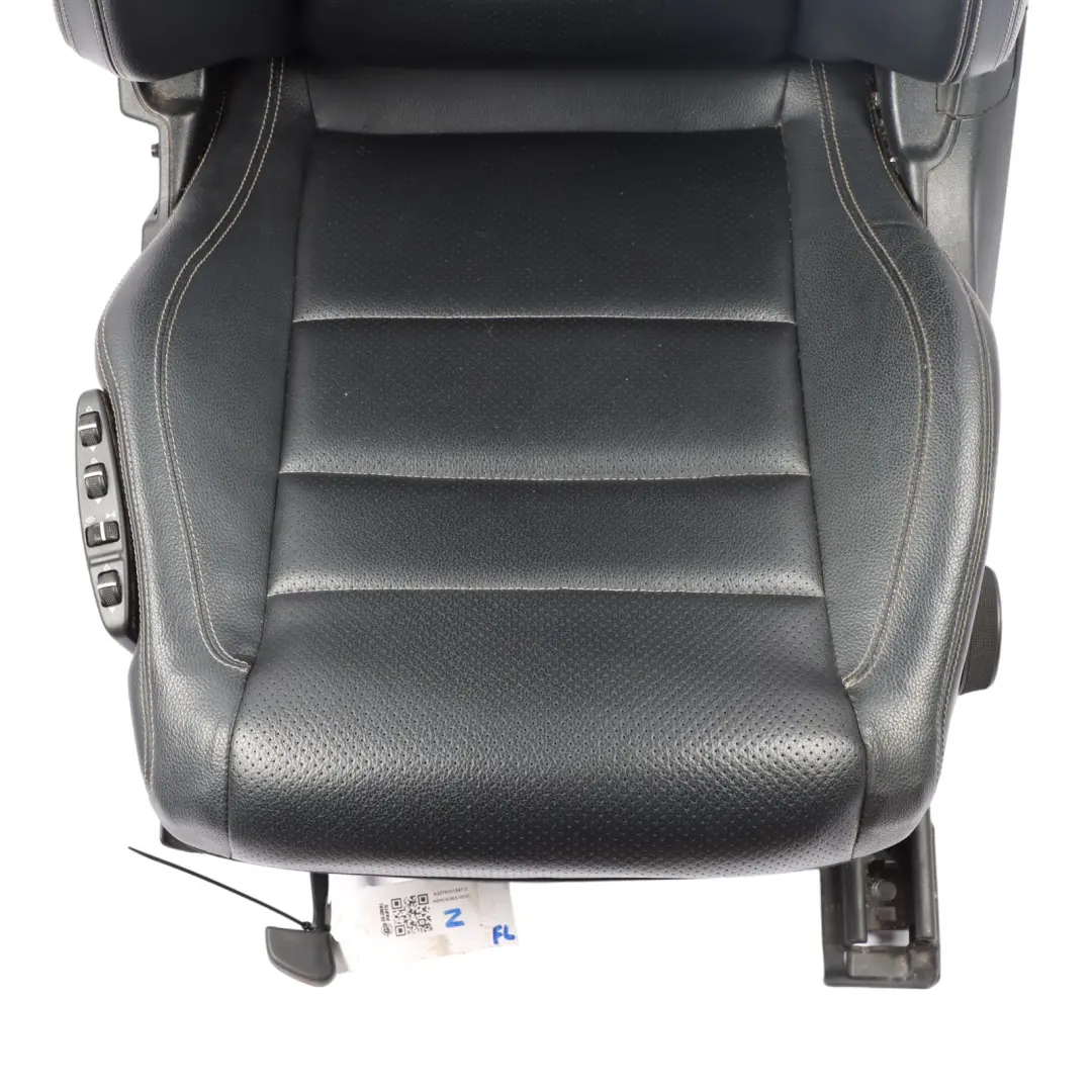  Front Seat Mercedes W207 A207 Coupe Left N/S Leather Black Multicontour - SKU A2079101547-3 - Part number A2079101547
