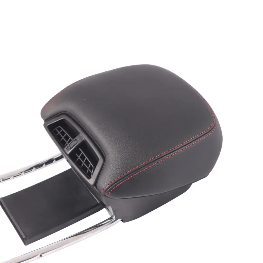 W207 Seat Headrest Heated Front Right O/S Black Leather Red Seam AMG to Mercedes with Part number A2079700300 Mercedes W207 Seat Headrest Heated Front Right O/S Black Leather Red Seam AMG - SKU A2079700300 - Part number A2079700300