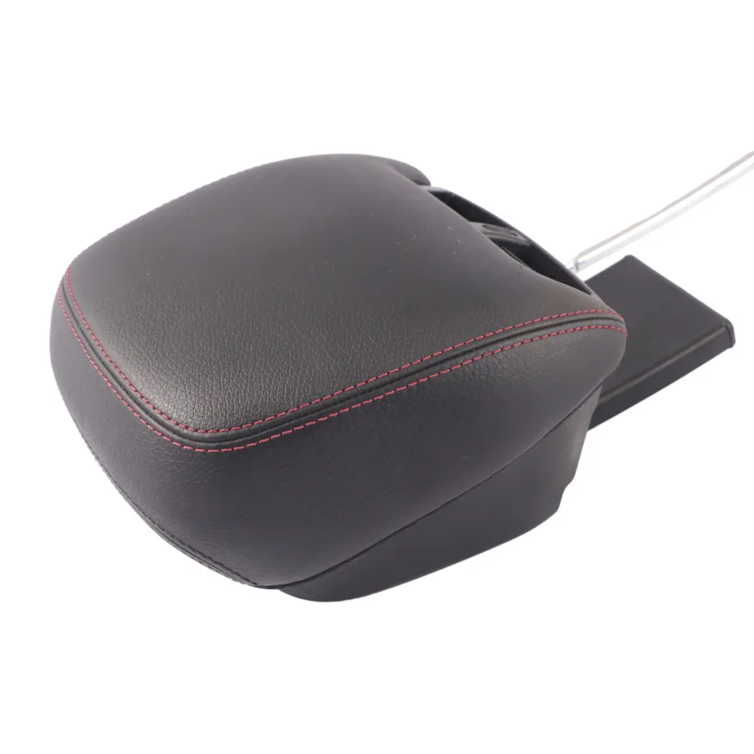 Mercedes W207 Seat Headrest Heated Front Right O/S Black Leather Red Seam AMG - SKU A2079700300 - Part number A2079700300
