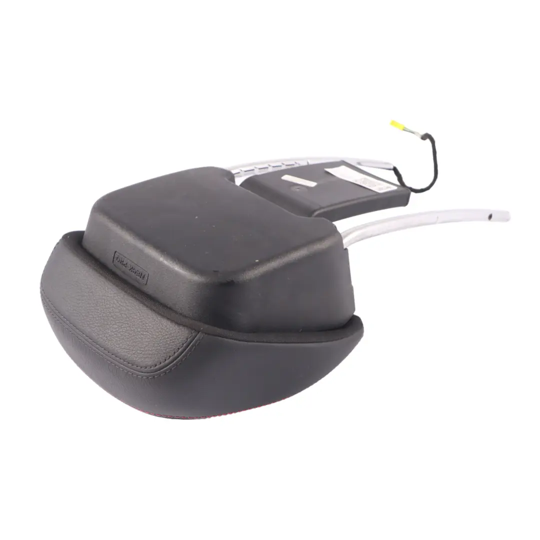 W207 Seat Headrest Heated Front Right O/S Black Leather Red Seam AMG to Mercedes with Part number A2079700300 Mercedes W207 Seat Headrest Heated Front Right O/S Black Leather Red Seam AMG - SKU A2079700300 - Part number A2079700300