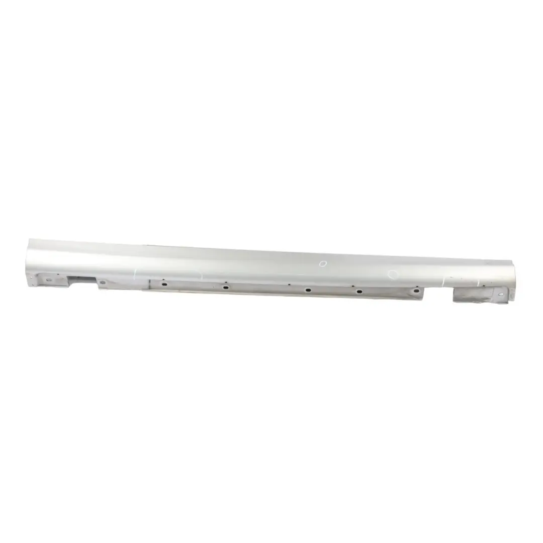 Door Sill Side Cover Skirt Right O/S Cubanite Silver - 723 to Mercedes CLK C209 with Part number A2096980454 Mercedes CLK C209 Door Sill Side Cover Skirt Right O/S Cubanite Silver - 723 - SKU A2096980454-CS - Part number A2096980454