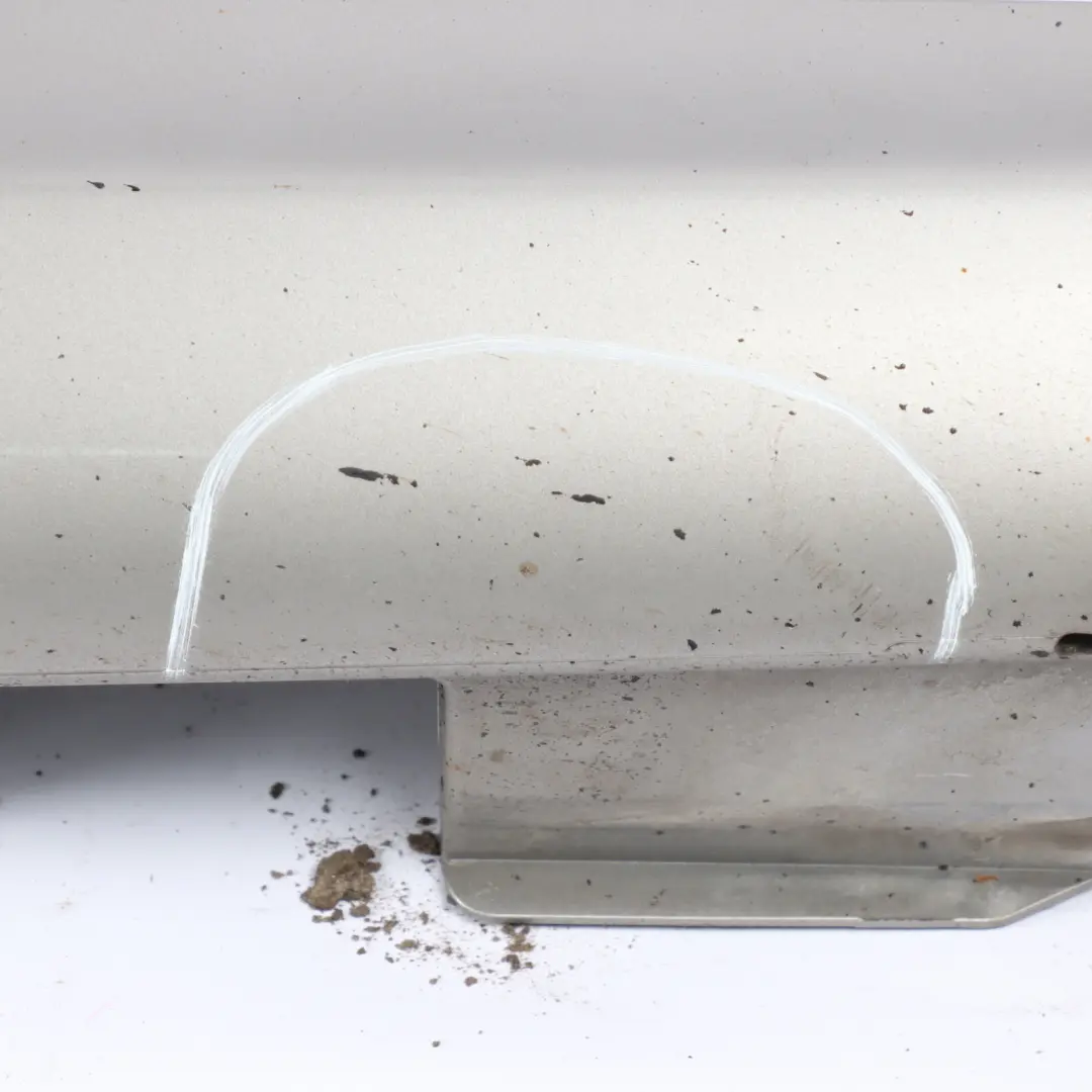 Door Sill Side Cover Skirt Right O/S Cubanite Silver - 723 to Mercedes CLK C209 with Part number A2096980454 Mercedes CLK C209 Door Sill Side Cover Skirt Right O/S Cubanite Silver - 723 - SKU A2096980454-CS - Part number A2096980454