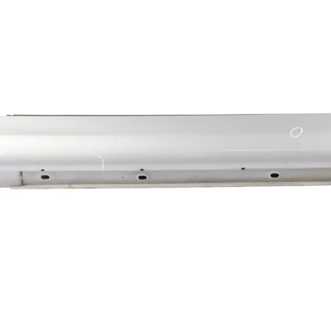 Door Sill Side Cover Skirt Right O/S Cubanite Silver - 723 to Mercedes CLK C209 with Part number A2096980454 Mercedes CLK C209 Door Sill Side Cover Skirt Right O/S Cubanite Silver - 723 - SKU A2096980454-CS - Part number A2096980454
