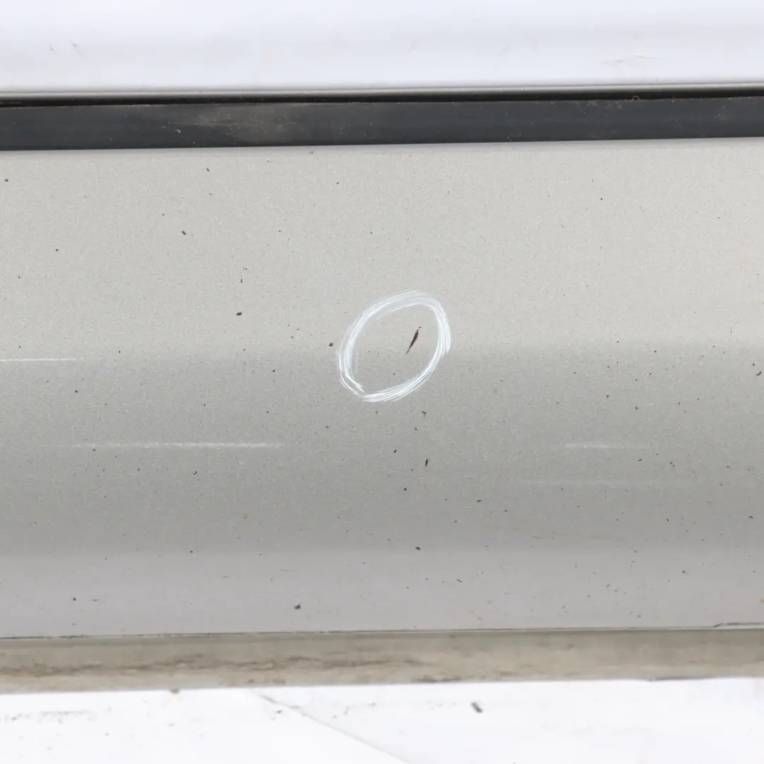 Door Sill Side Cover Skirt Right O/S Cubanite Silver - 723 to Mercedes CLK C209 with Part number A2096980454 Mercedes CLK C209 Door Sill Side Cover Skirt Right O/S Cubanite Silver - 723 - SKU A2096980454-CS - Part number A2096980454