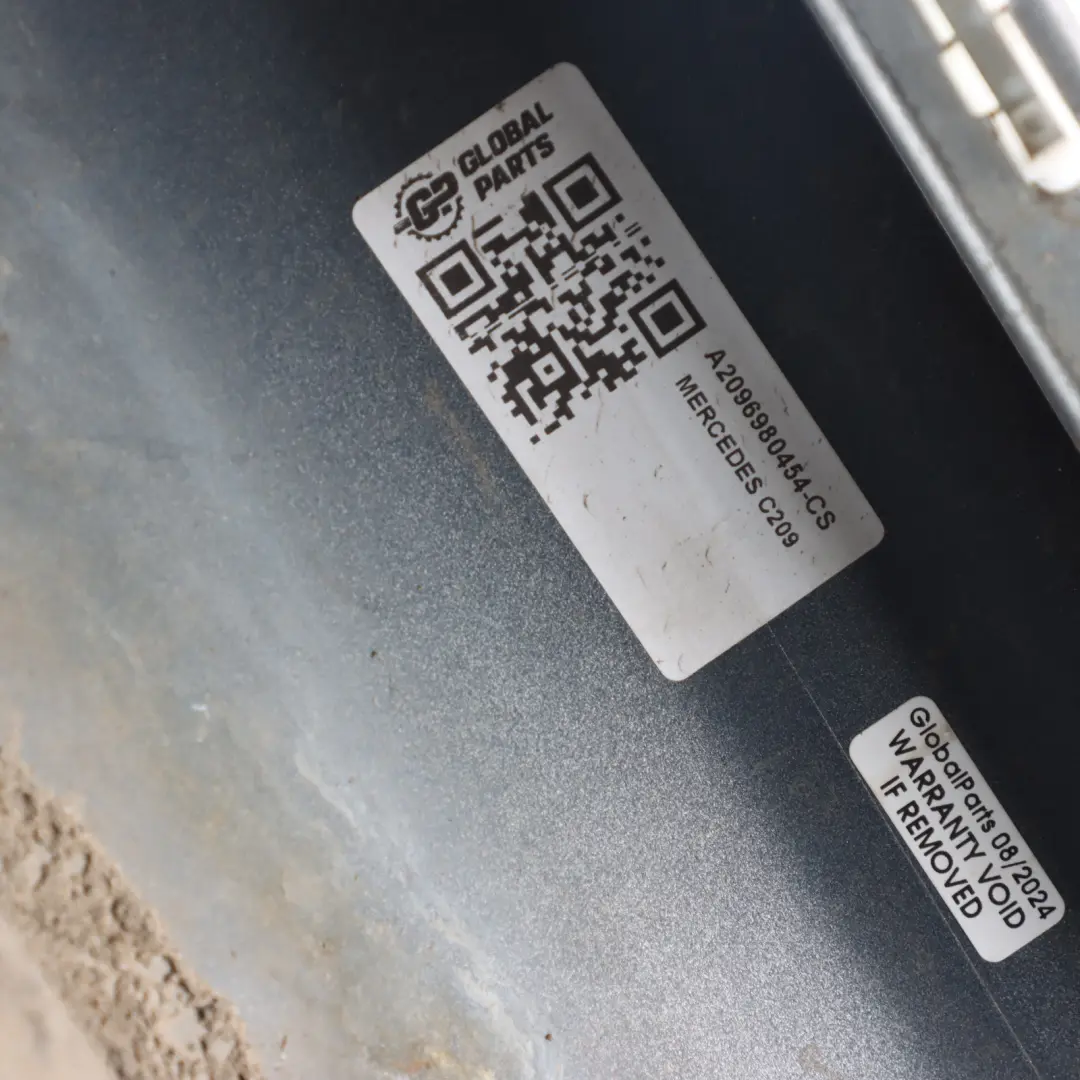 Door Sill Side Cover Skirt Right O/S Cubanite Silver - 723 to Mercedes CLK C209 with Part number A2096980454 Mercedes CLK C209 Door Sill Side Cover Skirt Right O/S Cubanite Silver - 723 - SKU A2096980454-CS - Part number A2096980454