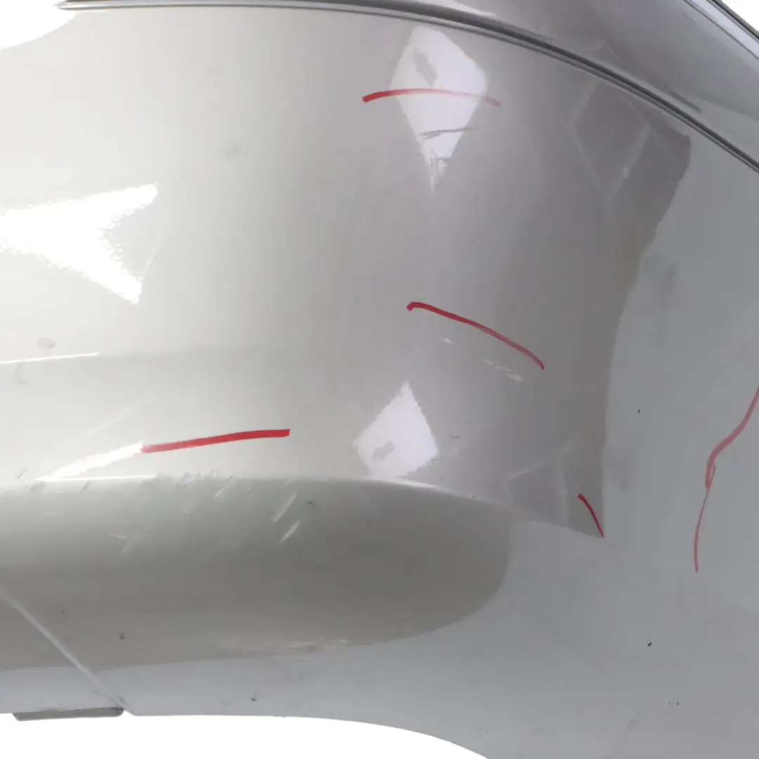 Bumper Trim Panel Covering Cubanite Silver Metallic - 723 to Mercedes W209 Rear with Part number A2098800040 Mercedes W209 Rear Bumper Trim Panel Covering Cubanite Silver Metallic - 723 - SKU A2098800040-CS - Part number A2098800040