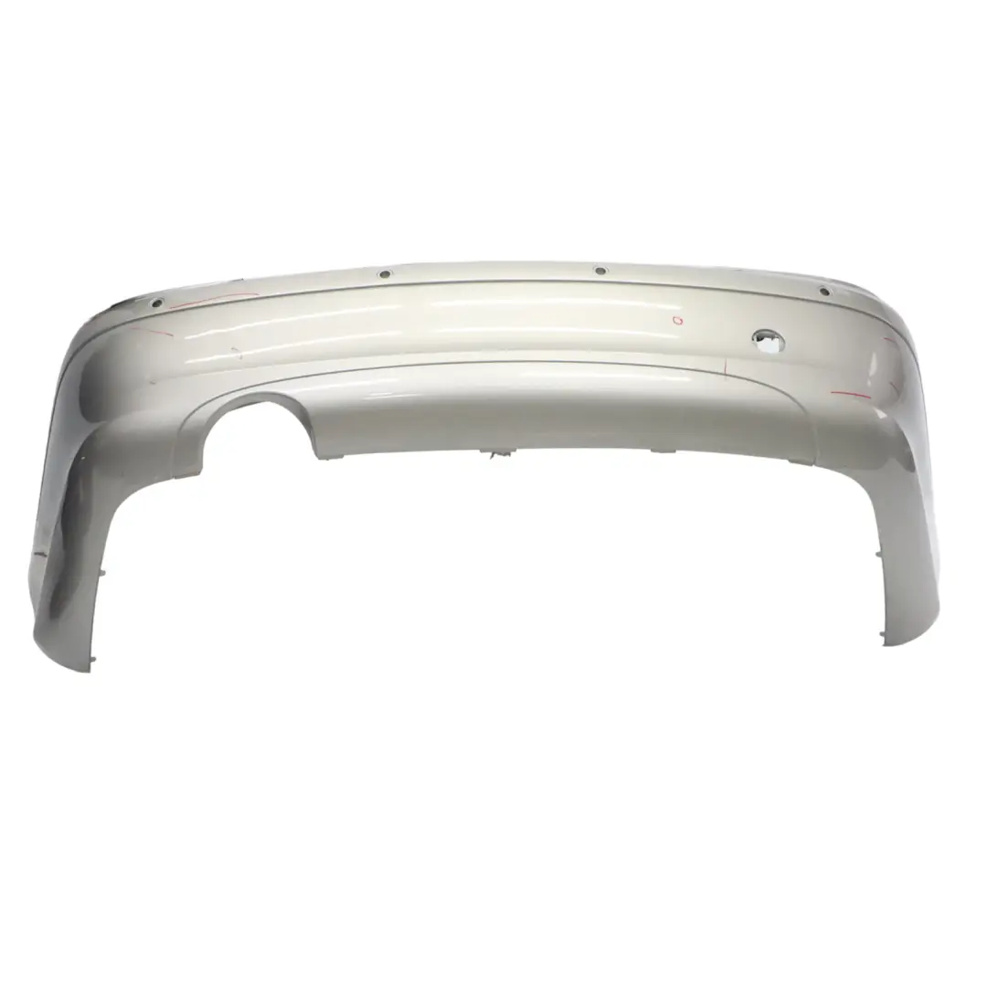 Bumper Trim Panel Covering Cubanite Silver Metallic - 723 to Mercedes W209 Rear with Part number A2098800040 Mercedes W209 Rear Bumper Trim Panel Covering Cubanite Silver Metallic - 723 - SKU A2098800040-CS - Part number A2098800040
