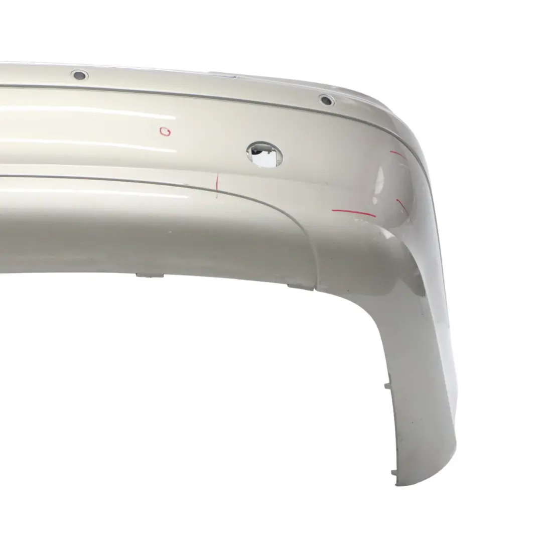 Mercedes W209 Rear Bumper Trim Panel Covering Cubanite Silver Metallic - 723 - SKU A2098800040-CS - Part number A2098800040