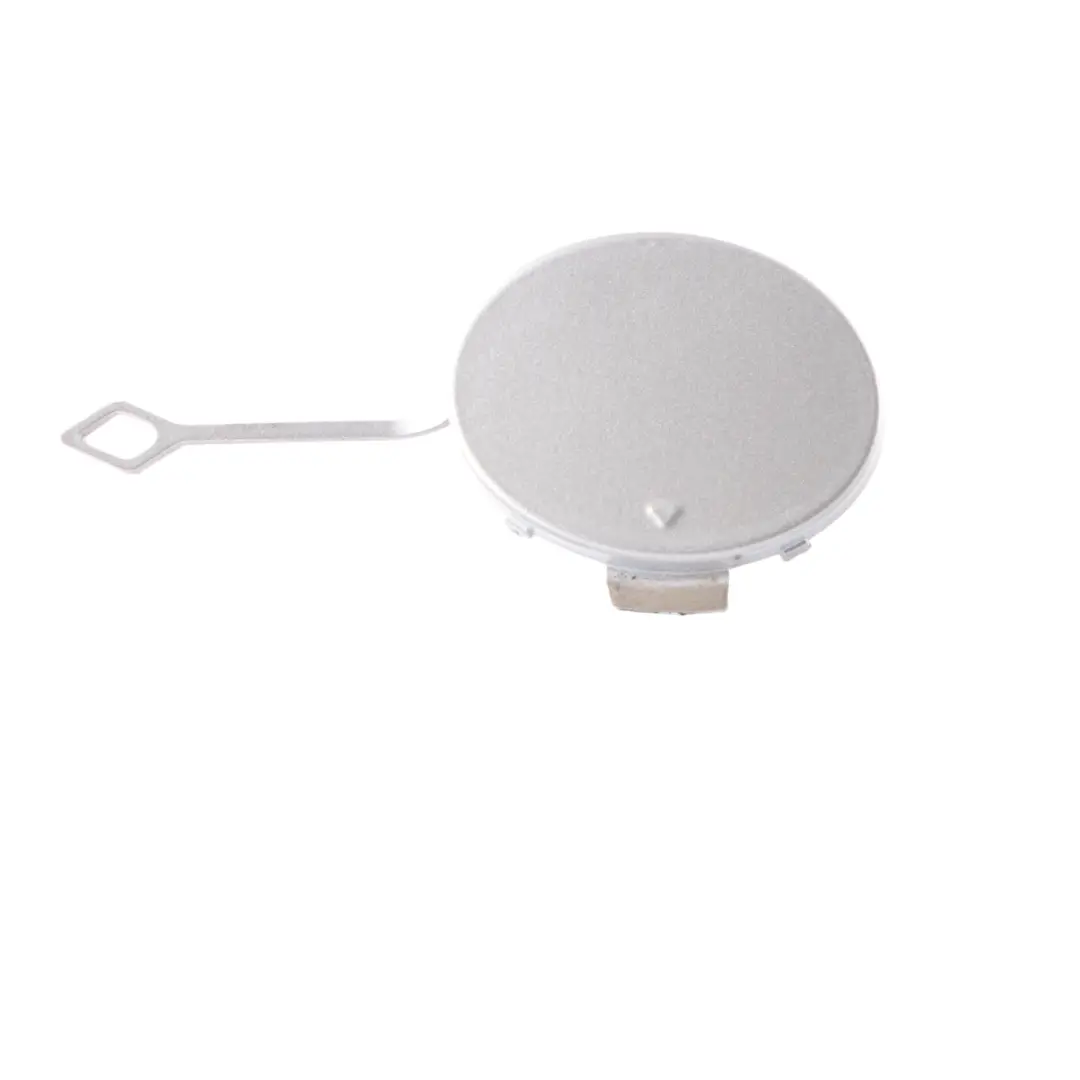 Bumper Flap Towing Eye Cover Cubanite Silver 723 to Mercedes C209 Rear with Part number A2098850126 Mercedes C209 Rear Bumper Flap Towing Eye Cover Cubanite Silver 723 - SKU A2098850126-CS - Part number A2098850126