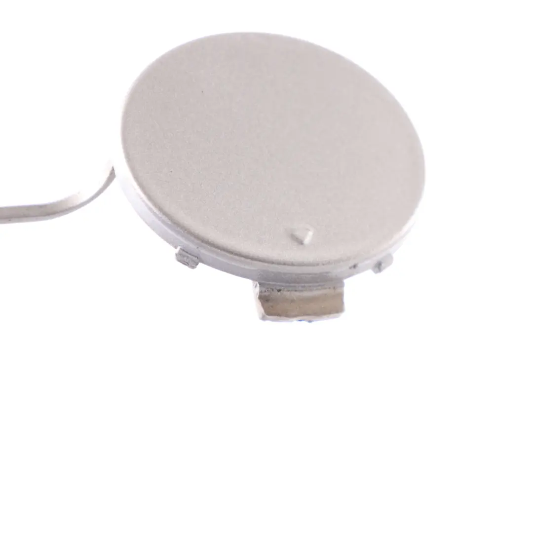 Bumper Flap Towing Eye Cover Cubanite Silver 723 to Mercedes C209 Rear with Part number A2098850126 Mercedes C209 Rear Bumper Flap Towing Eye Cover Cubanite Silver 723 - SKU A2098850126-CS - Part number A2098850126