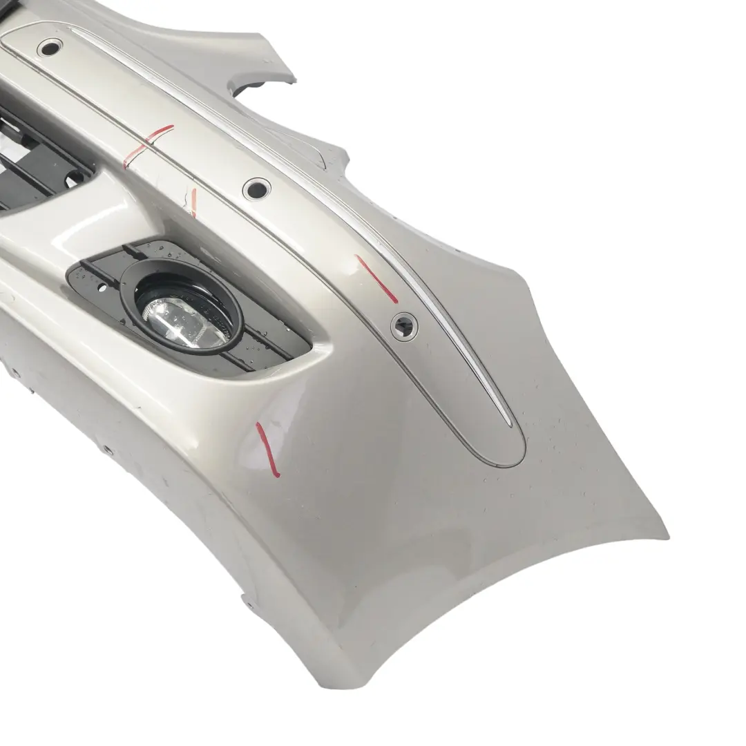 Mercedes W209 Front Bumper Trim Panel Cover Cubanite Silver Metallic - 723 - SKU A2098853325-CS - Part number A2098853325