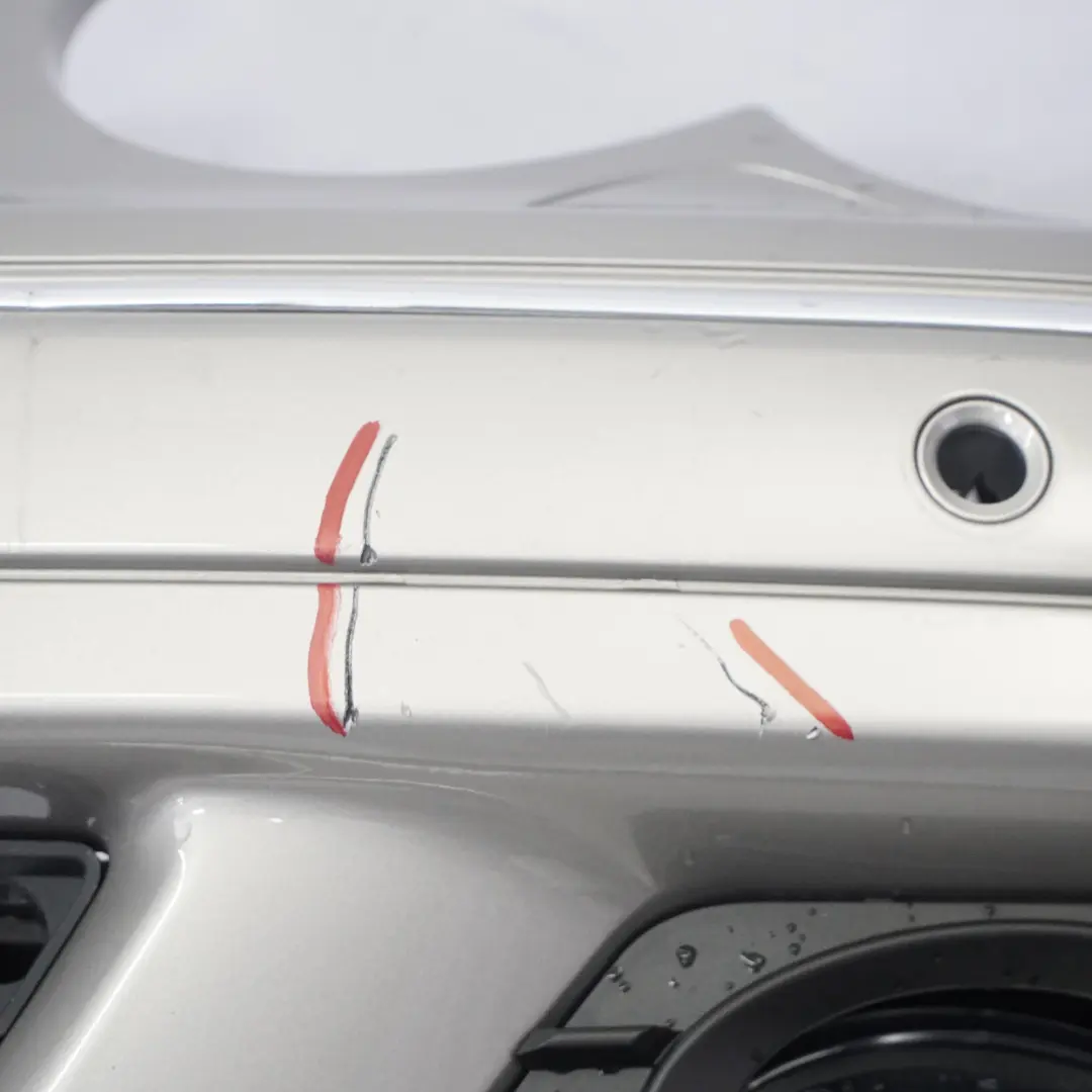 Mercedes W209 Front Bumper Trim Panel Cover Cubanite Silver Metallic - 723 - SKU A2098853325-CS - Part number A2098853325