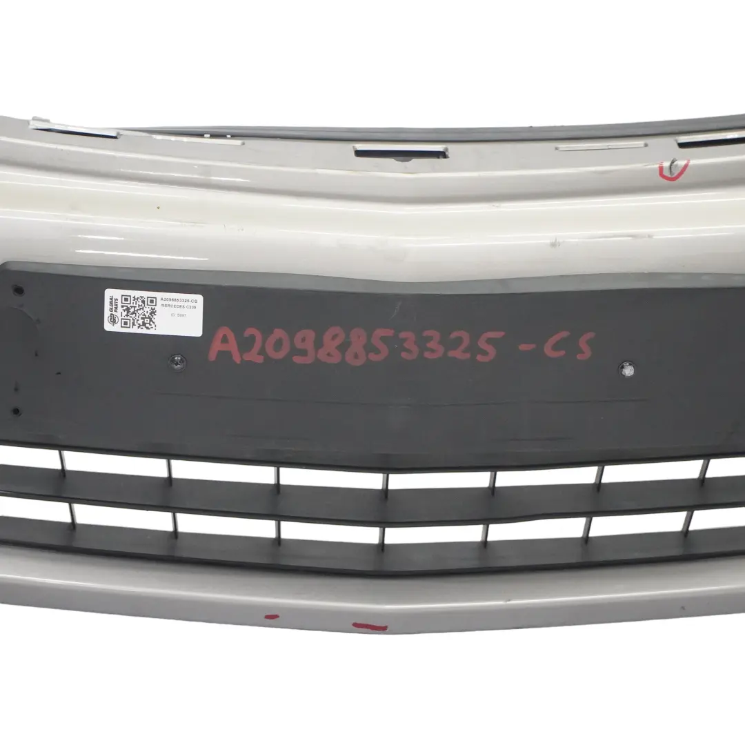 Zderzak Przedni Cubanite Silver Srebrny Metalik - 723 do Mercedes W209 o numerze A2098853325 Mercedes W209 Zderzak Przedni Cubanite Silver Srebrny Metalik - 723 - SKU A2098853325-CS - Numer Części A2098853325