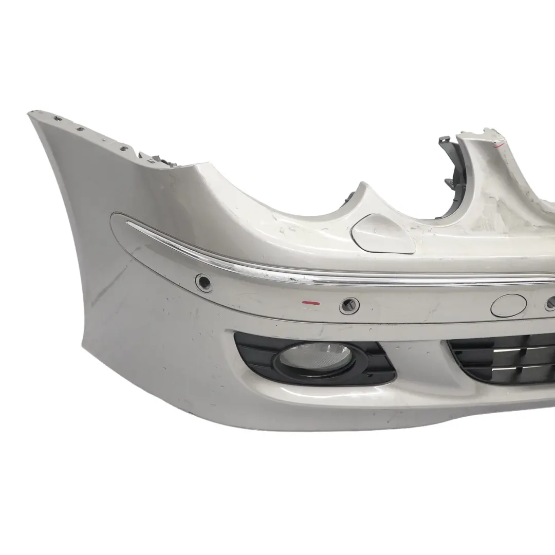 Mercedes W209 Front Bumper Trim Panel Cover Cubanite Silver Metallic - 723 - SKU A2098853325-CS - Part number A2098853325