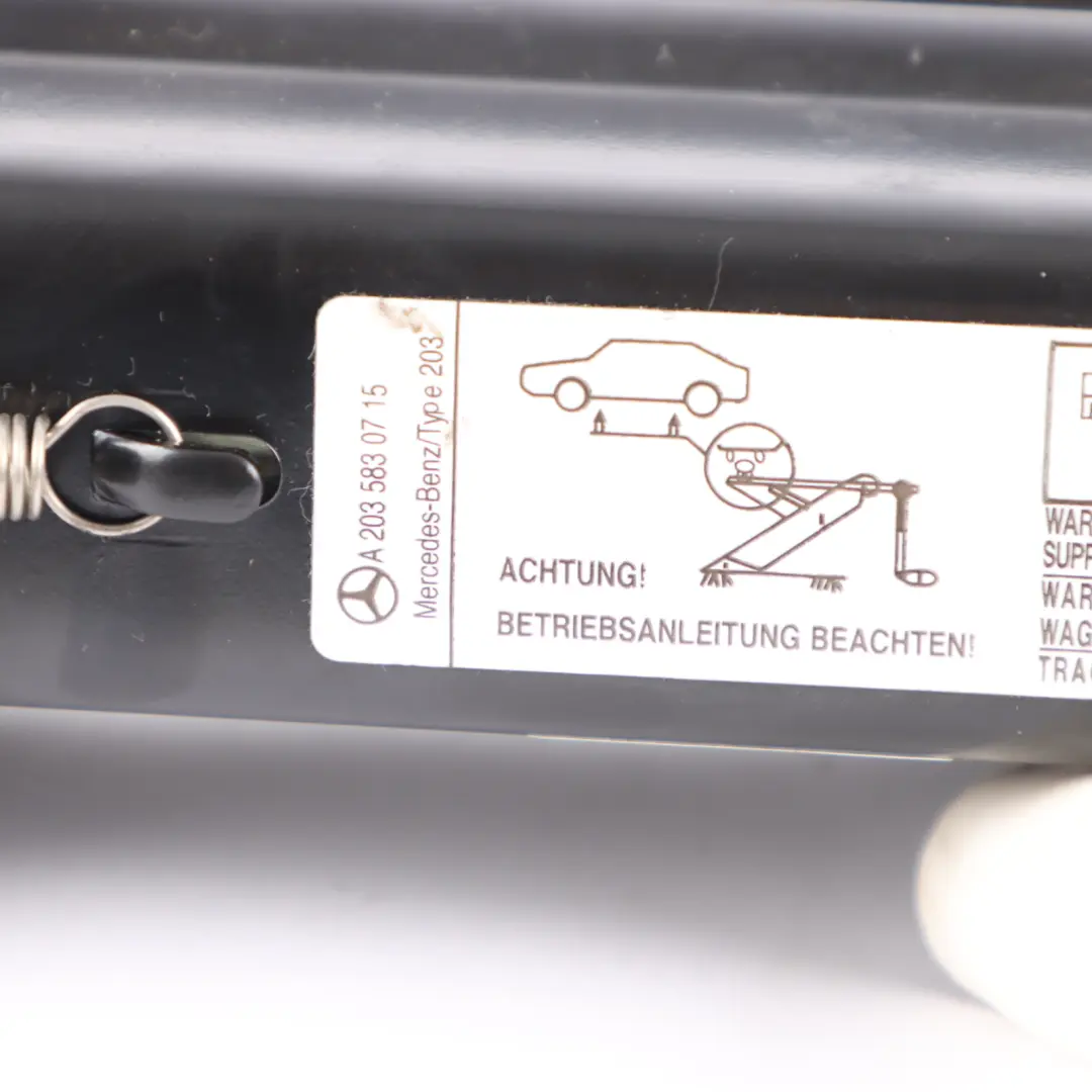 Class W203 C209 Spare Wheel Bracket Cover Tool Box to Mercedes C CLK with Part number A2098980207 Mercedes C CLK Class W203 C209 Spare Wheel Bracket Cover Tool Box - SKU A2098980207-1 - Part number A2098980207