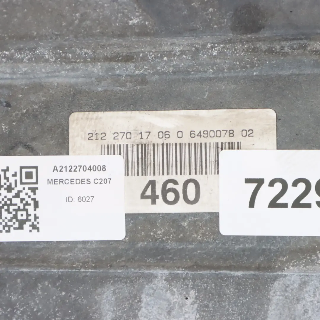 Caja Cambios Automática Mercedes C207 W211 W212 722904 A2122701706 GARANTÍA para con número de pieza A2122704008 Caja Cambios Automática Mercedes C207 W211 W212 722904 A2122701706 GARANTÍA - SKU A2122704008 - Número de pieza A2122704008