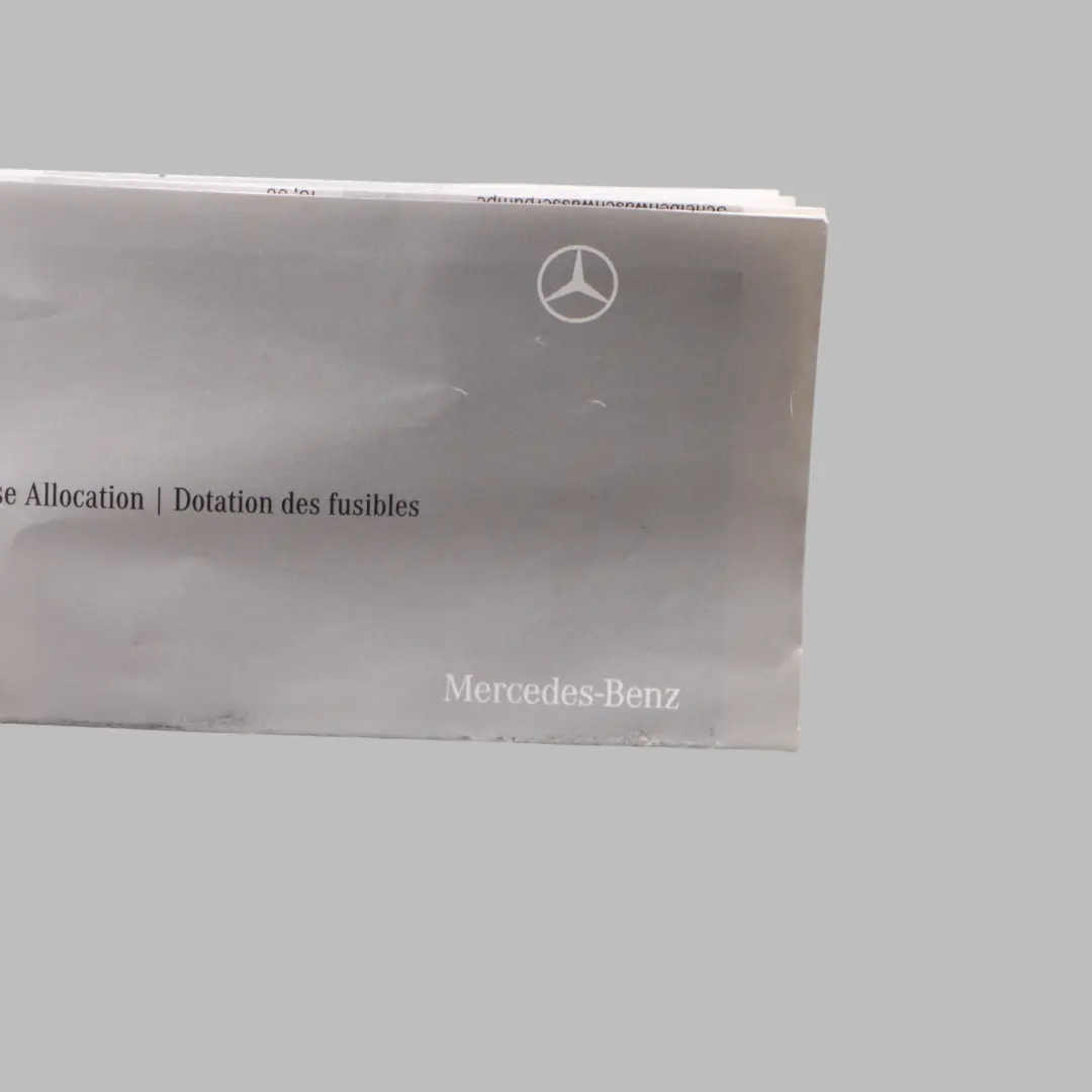Information Sheet Relays Fuses Diagram to Mercedes W212 with Part number A2125845981 Mercedes W212 Information Sheet Relays Fuses Diagram - SKU A2125845981 - Part number A2125845981